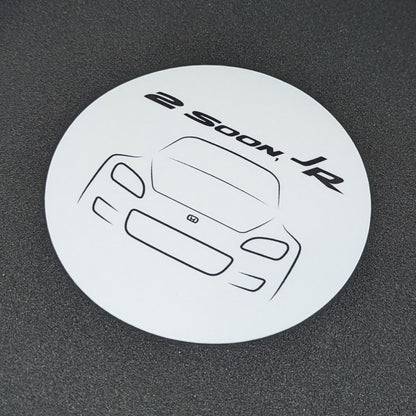 Too soon, Junior S2000 S2k round circle sticker outdoor car